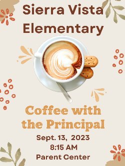 Coffee with the Principal flyer